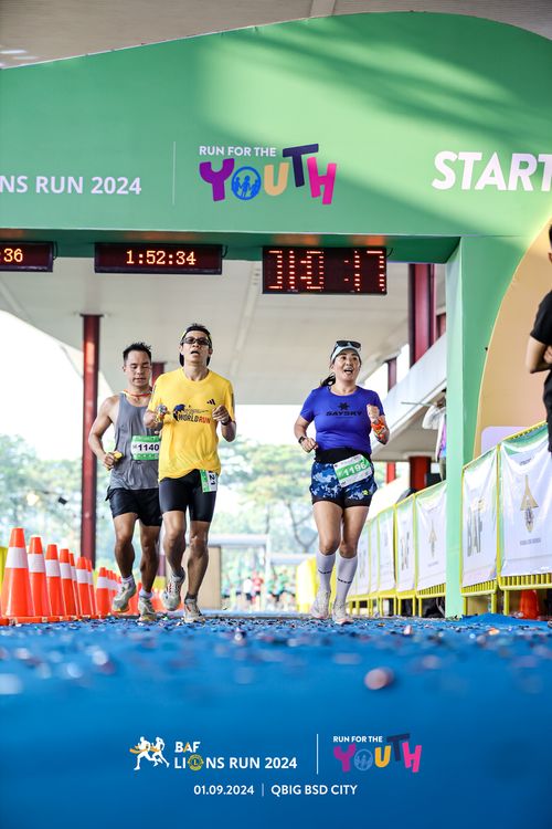Race photo from BAF LIONS RUN 2024