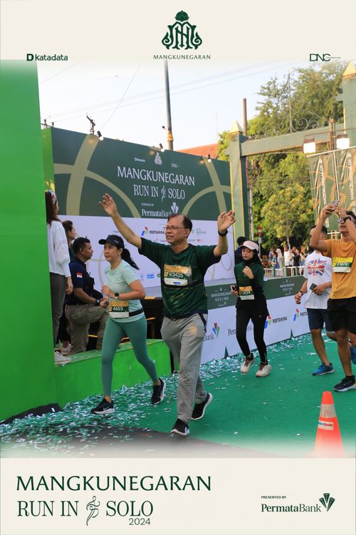 Race photo from Mangkunegaran Run 2024
