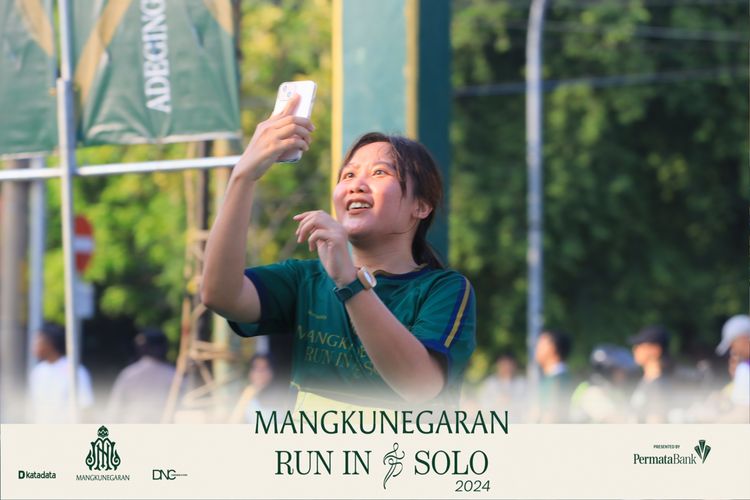 Race photo from Mangkunegaran Run 2024