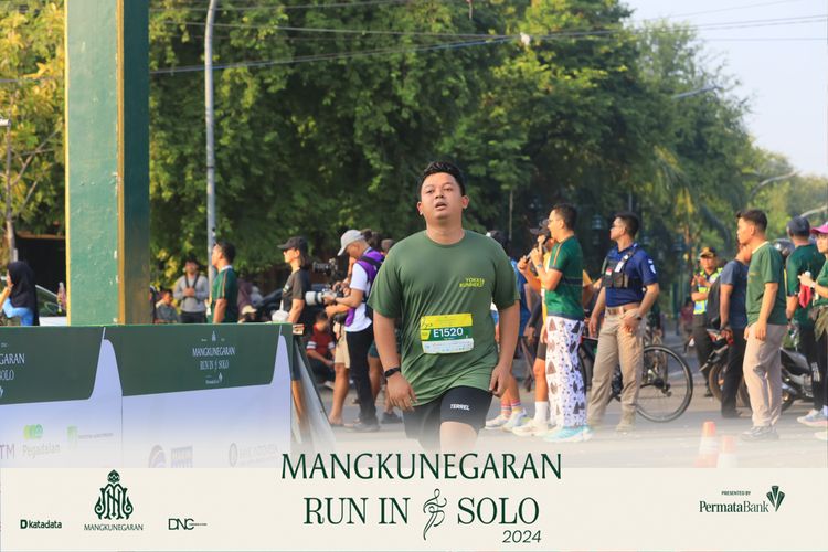 Race photo from Mangkunegaran Run 2024