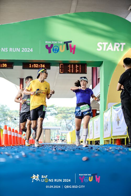Race photo from BAF LIONS RUN 2024