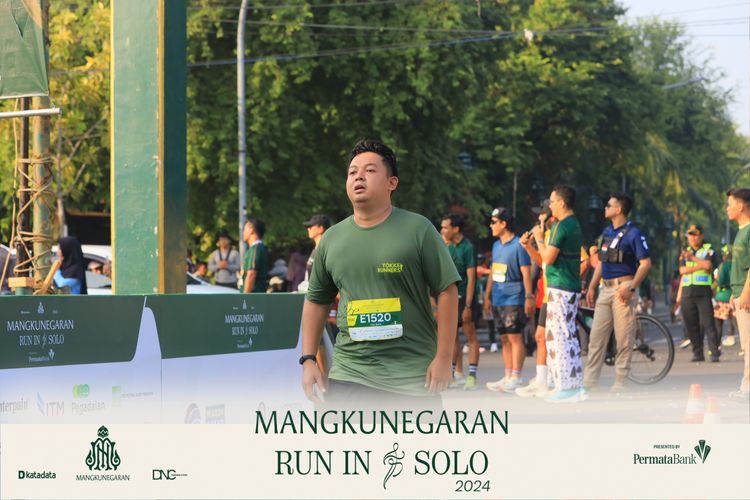 Race photo from Mangkunegaran Run 2024