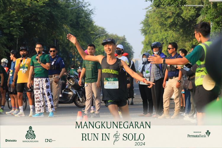 Race photo from Mangkunegaran Run 2024