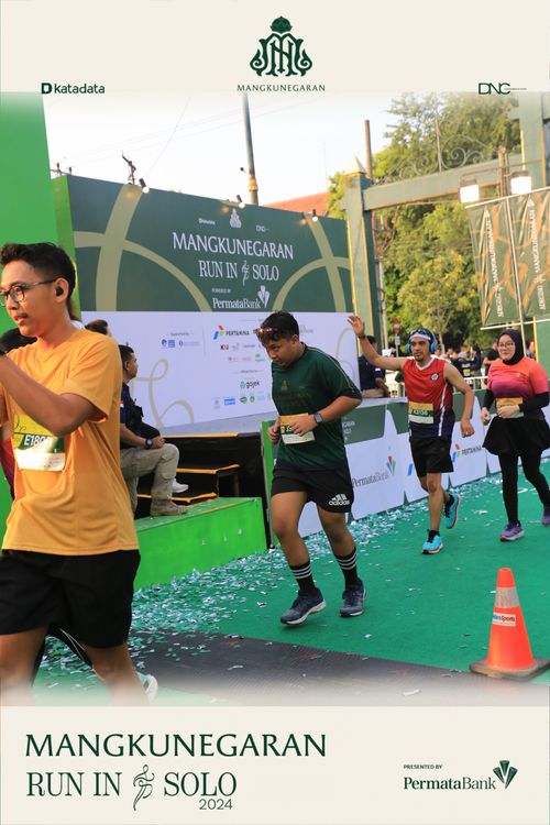 Race photo from Mangkunegaran Run 2024
