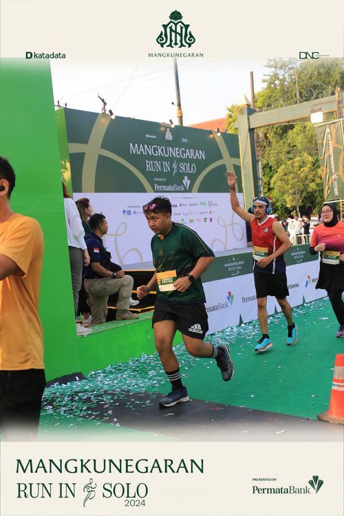 Race photo from Mangkunegaran Run 2024