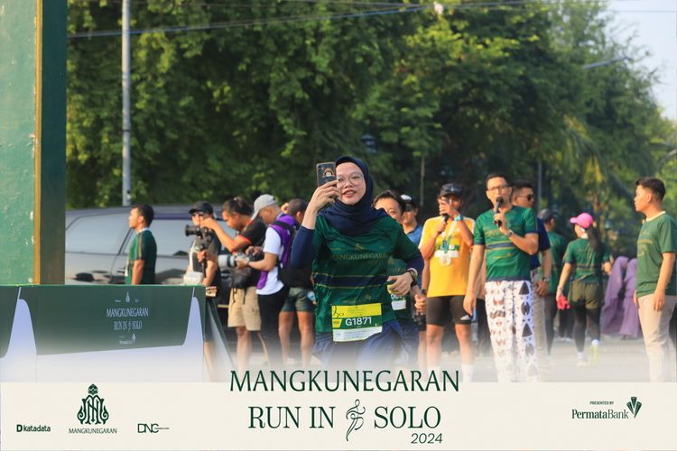 Race photo from Mangkunegaran Run 2024