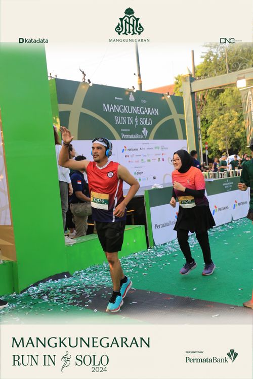 Race photo from Mangkunegaran Run 2024
