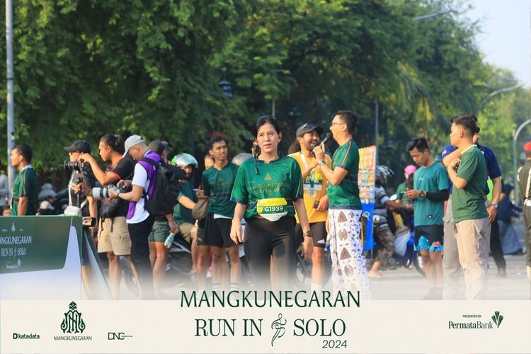 Race photo from Mangkunegaran Run 2024