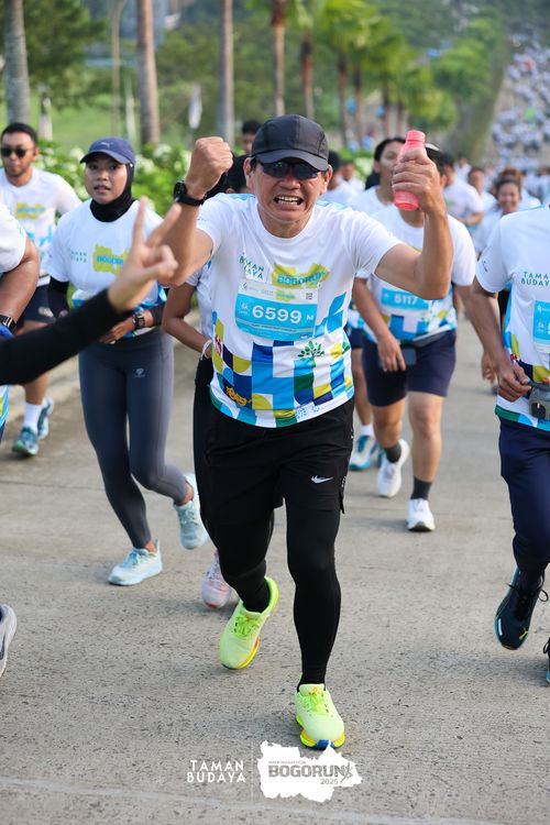 Race photo from Taman Budaya x BOGORUN 2025