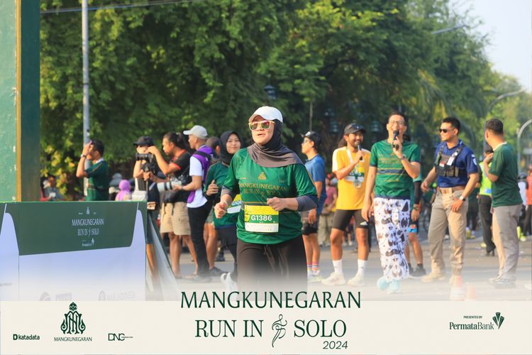 Race photo from Mangkunegaran Run 2024