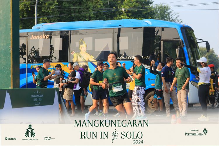 Race photo from Mangkunegaran Run 2024