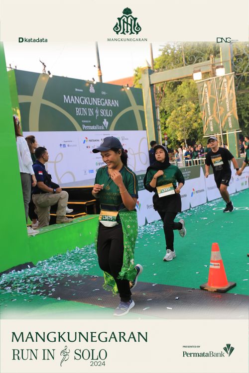 Race photo from Mangkunegaran Run 2024