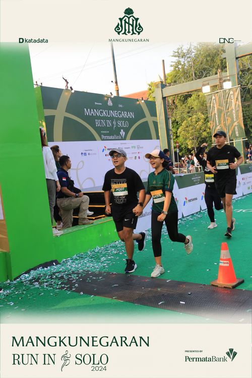 Race photo from Mangkunegaran Run 2024