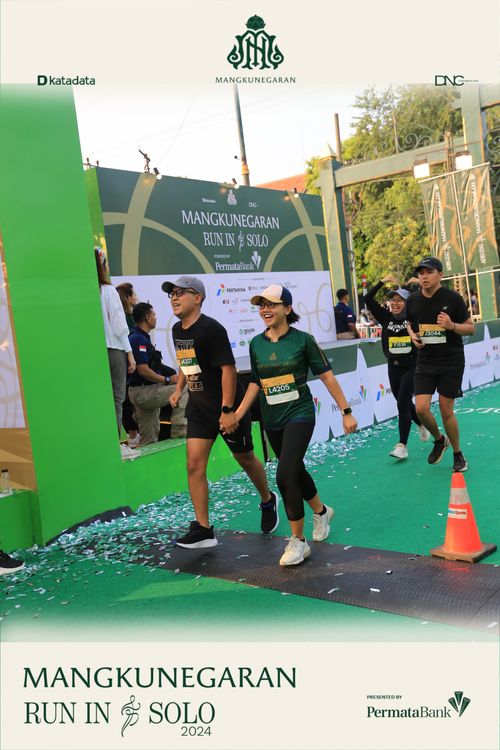 Race photo from Mangkunegaran Run 2024