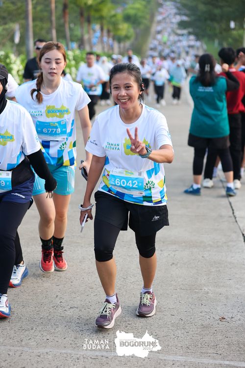 Race photo from Taman Budaya x BOGORUN 2025