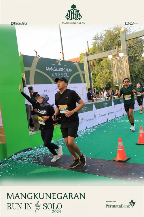 Race photo from Mangkunegaran Run 2024