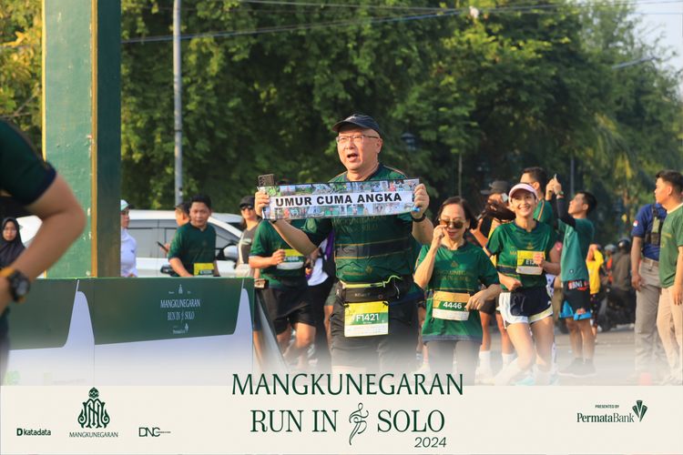 Race photo from Mangkunegaran Run 2024