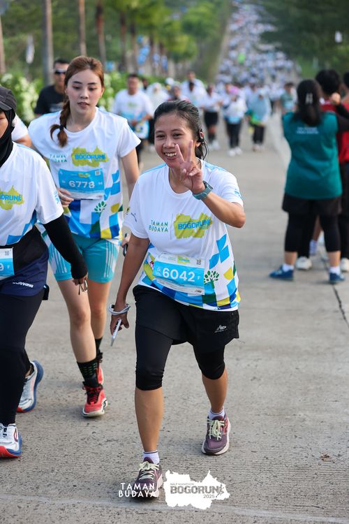 Race photo from Taman Budaya x BOGORUN 2025
