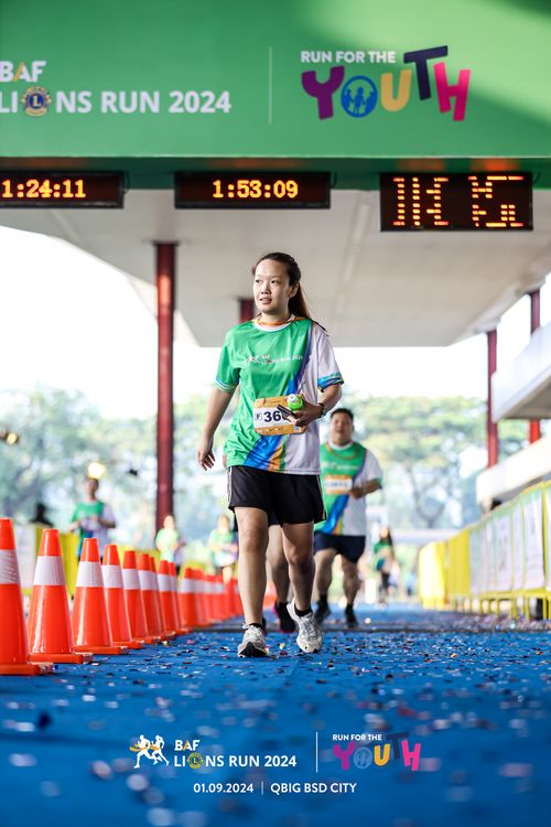 Race photo from BAF LIONS RUN 2024