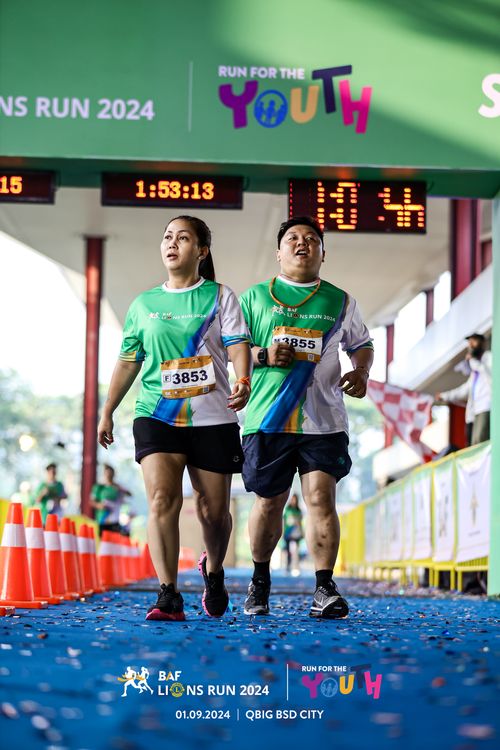 Race photo from BAF LIONS RUN 2024