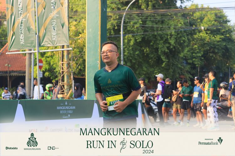 Race photo from Mangkunegaran Run 2024