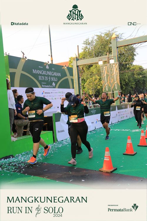 Race photo from Mangkunegaran Run 2024