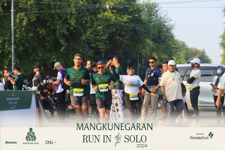 Race photo from Mangkunegaran Run 2024