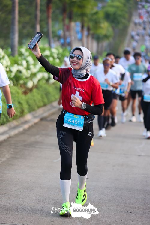 Race photo from Taman Budaya x BOGORUN 2025