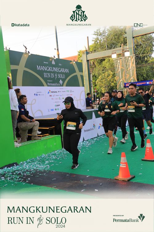 Race photo from Mangkunegaran Run 2024