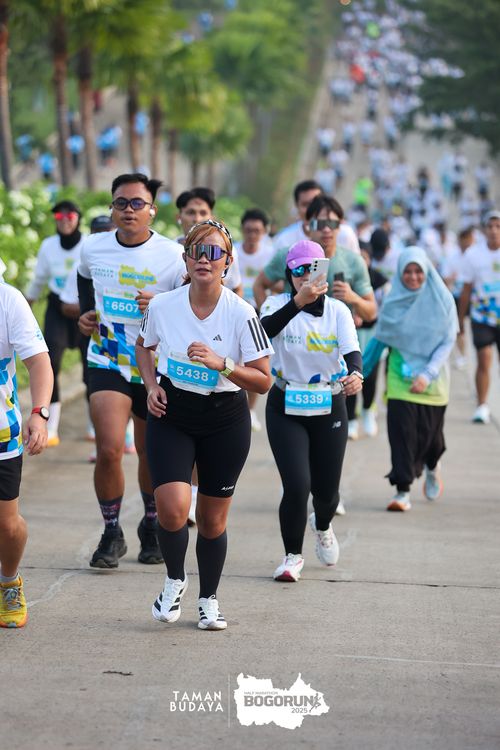 Race photo from Taman Budaya x BOGORUN 2025