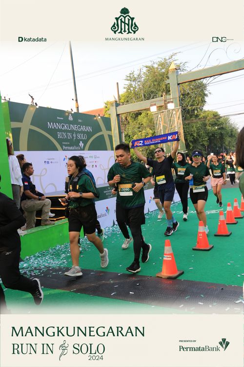 Race photo from Mangkunegaran Run 2024