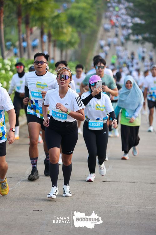 Race photo from Taman Budaya x BOGORUN 2025