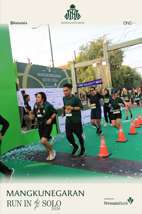 Race photo from Mangkunegaran Run 2024
