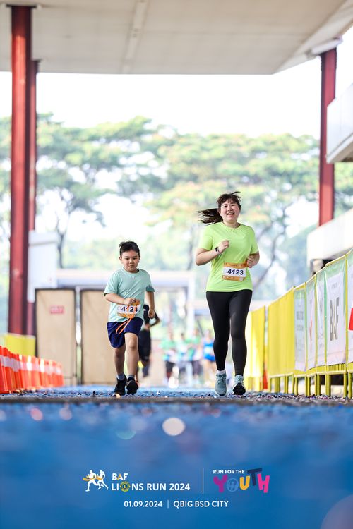 Race photo from BAF LIONS RUN 2024