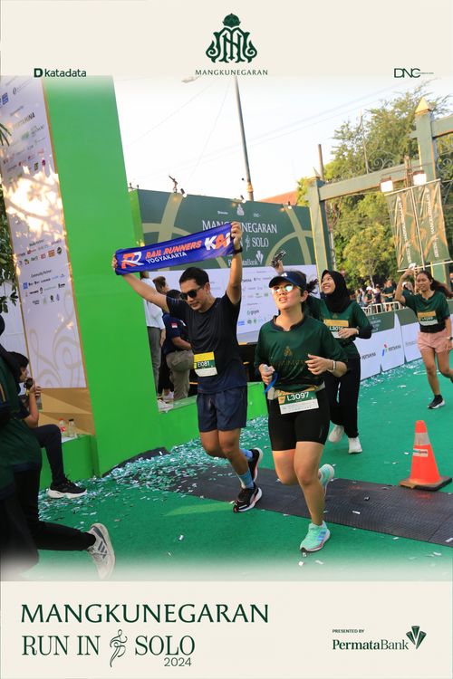 Race photo from Mangkunegaran Run 2024