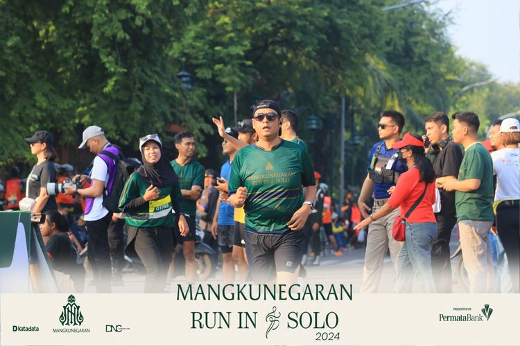 Race photo from Mangkunegaran Run 2024
