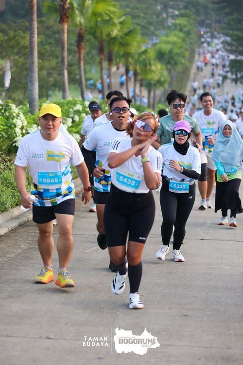 Race photo from Taman Budaya x BOGORUN 2025