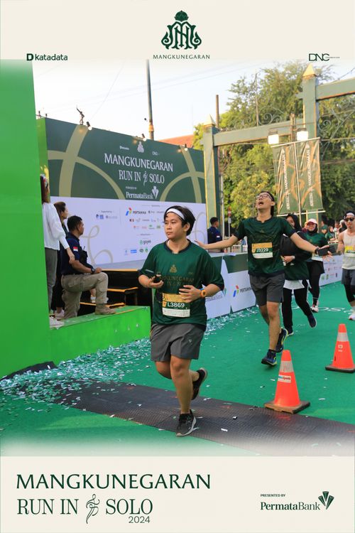 Race photo from Mangkunegaran Run 2024