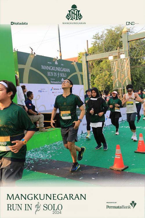 Race photo from Mangkunegaran Run 2024