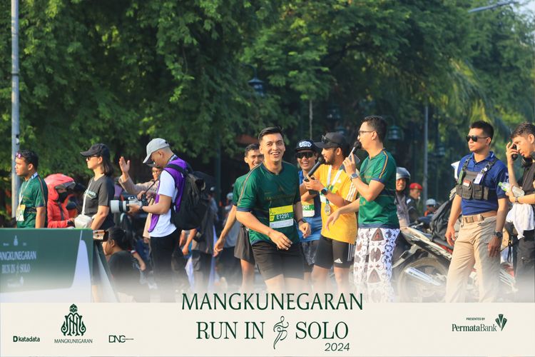 Race photo from Mangkunegaran Run 2024