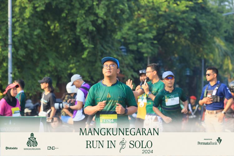 Race photo from Mangkunegaran Run 2024
