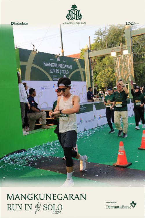 Race photo from Mangkunegaran Run 2024