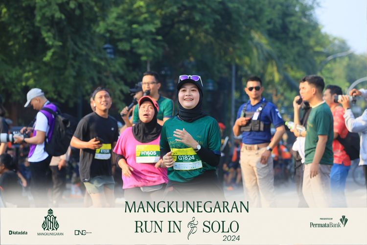 Race photo from Mangkunegaran Run 2024