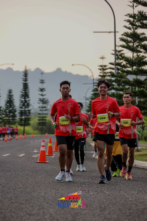 Race photo from CISANGKAN KBP CITY RUN 2025