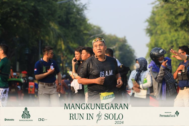Race photo from Mangkunegaran Run 2024