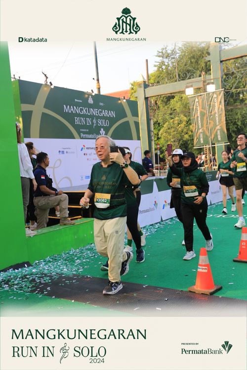 Race photo from Mangkunegaran Run 2024