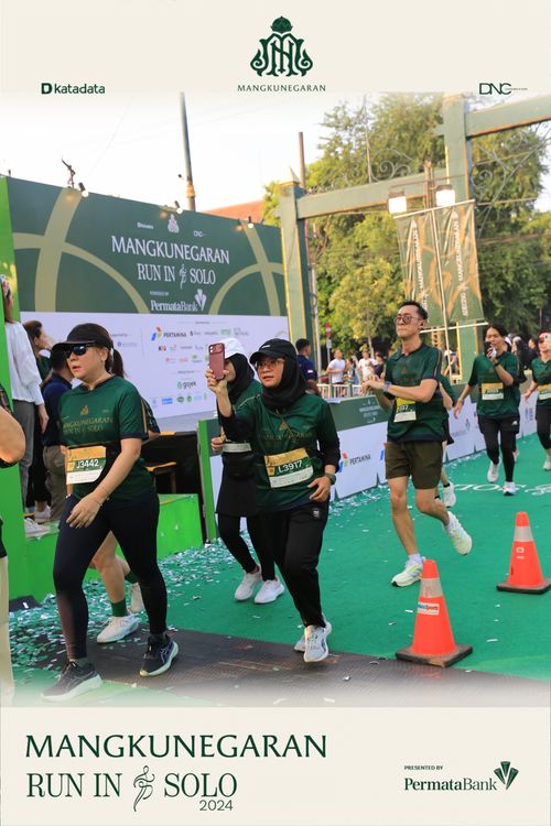 Race photo from Mangkunegaran Run 2024