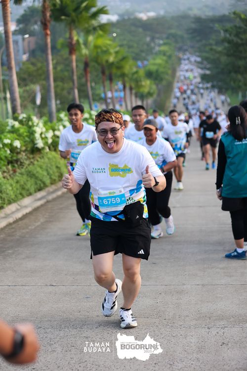 Race photo from Taman Budaya x BOGORUN 2025