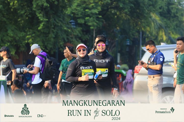 Race photo from Mangkunegaran Run 2024