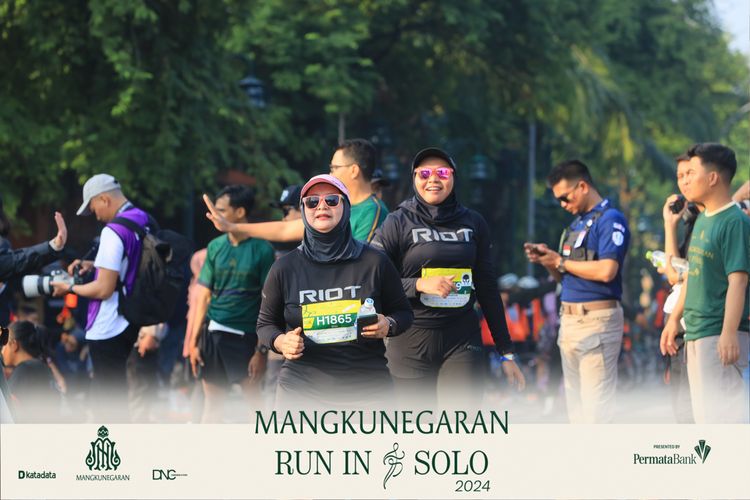 Race photo from Mangkunegaran Run 2024